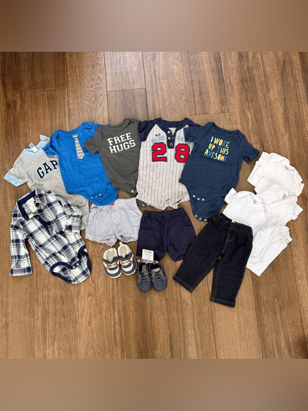 Lot of Baby Boys Clothes and Shoes 6-9 months